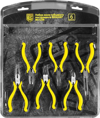 Набор пассатижей Berger BG1236 (6 предметов) - 1/1