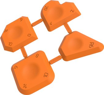 Шпатель Decor Для силикона 308-4000.21 (3 шт) - 1/1