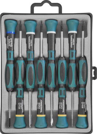 Набор отверток прецизионных Jonnesway D3750T18S (8 предметов) - 1/1