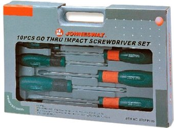 Набор отверток Jonnesway D70PP10S 10 предметов - 1/1