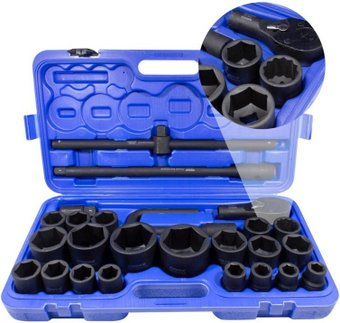 Набор трещотка с головками FORSAGE F-68262-5 MPB (26 предметов) - 1/1