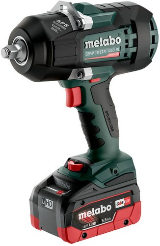 Гайковерт Metabo SSW 18 LTX 1450 BL 602401660 (с 2-мя АКБ, кейс) - 1/1