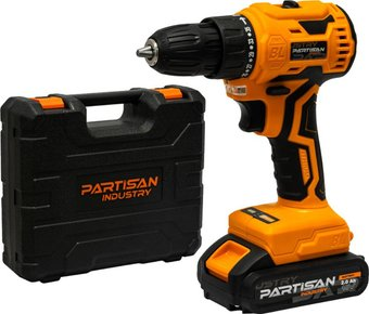 Дрель-шуруповерт Partisan AD-DF18DW (с 2-мя АКБ, кейс) - 1/1