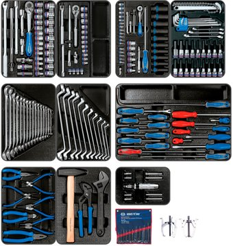 Универсальный набор инструментов King Tony Bastion 946-100MRD-MT (204 предмета) - 1/1