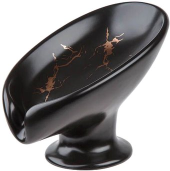 Мыльница Perfecto Linea Elegance 35-113891 (черный) - 1/1