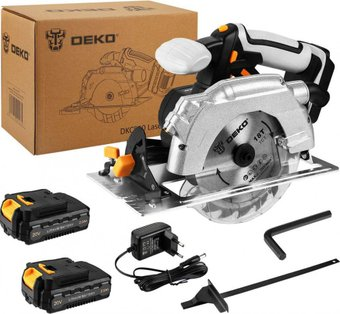 Дисковая (циркулярная) пила Deko DKCS20 Laser 063-4210 (с 2-мя АКБ) - 1/1