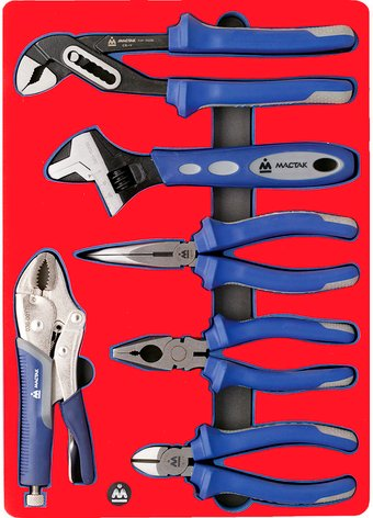 Набор пассатижей Мастак 5-3006 (6 предметов) - 1/1