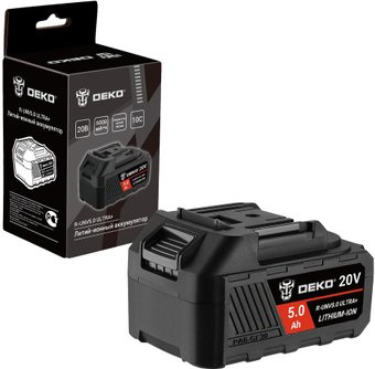 Аккумулятор Deko R-UNV5.0 ULTRA+ 083-1018 (20В/5 Ач) - 1/1