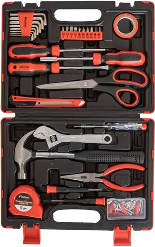 Набор домашнего мастера Pioneer Tools TSH-112-01 (112 предметов) - 1/1