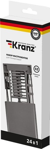 Набор отверток прецизионных Kranz KR-12-4754 (24 предмета) - 1/1