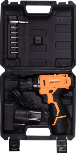 Дрель-шуруповерт Вихрь ДА-12Л-2К (с 2-мя АКБ, кейс) - 1/1