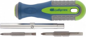 Набор отвертка с битами СибрТех 13377 (4 предмета) - 1/1