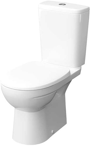 Унитаз напольный Керамин Альбано R Инкоэр двухрежимный Безободковый (с жёстким сиденьем) - 1/1