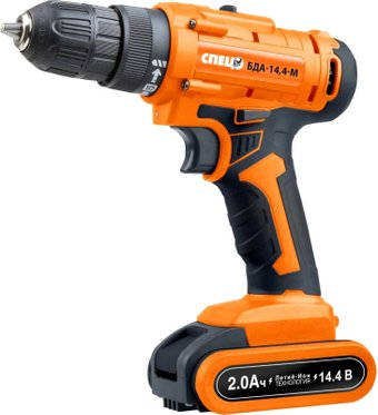 Дрель-шуруповерт Спец БДА-14.4-М (с 2-мя АКБ, кейс) - 1/1