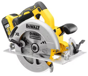 Дисковая (циркулярная) пила DeWalt DCS570P2 (с 2-мя АКБ, кейс) - 1/1