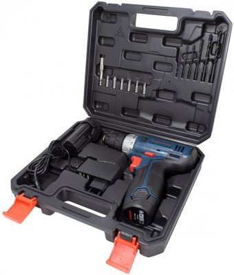 Дрель-шуруповерт FORSAGE BT-CD11-A1 (с 2-мя АКб, кейс, набор оснастки) - 1/1