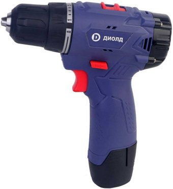Дрель-шуруповерт ДИОЛД ДЭА-12ЛИ-09 (с 2-мя АКБ, кейс) - 1/1