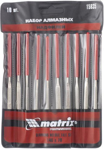 Набор напильников Matrix 15835 (10 предметов) - 1/1