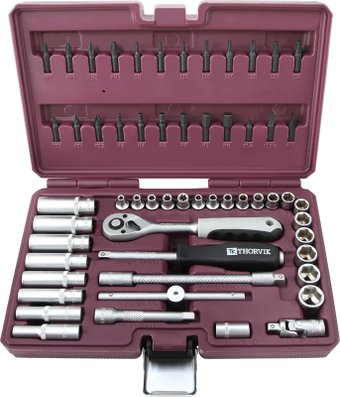 Универсальный набор инструментов Thorvik TS057 (57 предметов) - 1/1