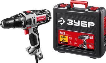 Дрель-шуруповерт Зубр ДШ-М3-500-2 К - 1/1