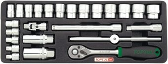 Набор трещотка с головками Toptul GCAT2502 25 предметов - 1/1
