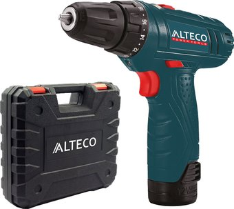 Дрель-шуруповерт Alteco CD 1210 Li 13209 (с 1-им АКБ, кейс) - 1/1