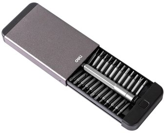 Набор отвертка с битами Deli DL3525 (25 предметов) - 1/1