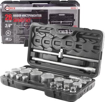 Универсальный набор инструментов ForceKraft FK-68262-5 (26 предметов) - 1/1