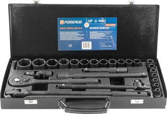 Набор трещотка с головками FORSAGE F-4263-5MPB (26 предметов) - 1/1