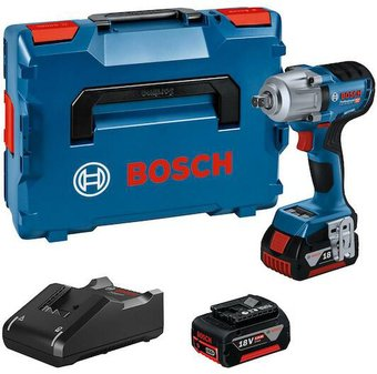 Гайковерт Bosch GDS 18V-450 PC Professional 06019K4102 (с 2-мя АКБ, кейс) - 1/1