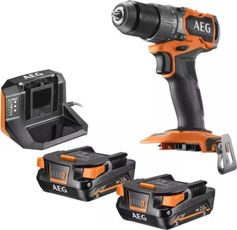 Ударная дрель-шуруповерт AEG Powertools BSB 18SBL2-202C 4935480058 (с 2-мя АКБ, кейс) - 1/1