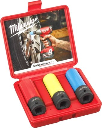 Набор трещотка с головками Milwaukee 4932451568 (3 предмета) - 1/1