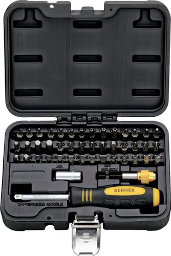 Набор отвертка с битами Berger BG2185 (45 предметов) - 1/1