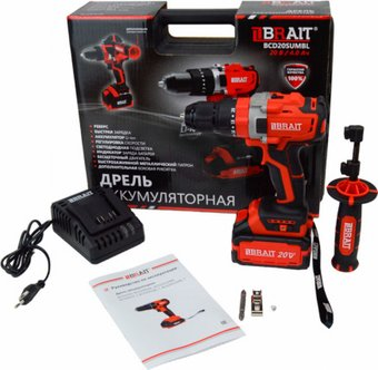 Ударная дрель-шуруповерт Brait BCD20SUMBL 21.01.131.070 (с 1-им АКБ, кейс) - 1/1