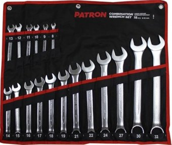 Набор ключей Patron P-5181 (18 предметов) - 1/1