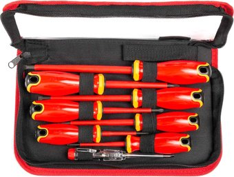 Набор отверток КВТ Профи НИО-2208-S (8 предметов) - 1/1