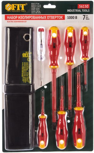 Набор отверток FIT 56130 (7 предметов) - 1/1