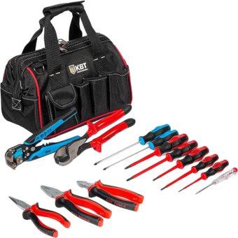 Электромонтажный набор КВТ Эксплуатационщик НИЭ-07 87135 (13 предметов) - 1/1