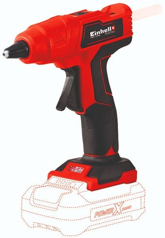 Термоклеевой пистолет Einhell TE-CG 18 Li-Solo (без АКБ) - 1/1