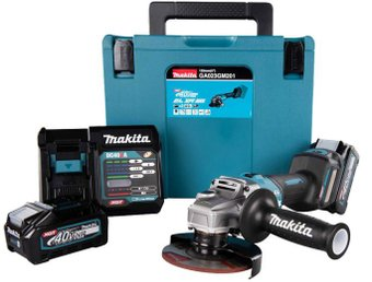 Угловая шлифмашина Makita GA023GM201 (с 2-мя АКБ, кейс) - 1/1