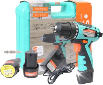 Дрель-шуруповерт Sturm CD3512SC (с 2-мя АКБ, кейс) - 1/1