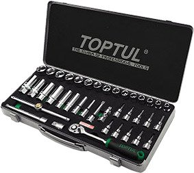 Набор трещотка с головками Toptul GCAD3902 39 предметов - 1/1