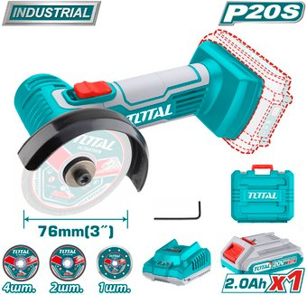 Дисковая (циркулярная) пила Total TAGLI76012 (с 1-им АКБ, кейс) - 1/1