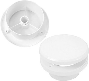 Вентиляционная решетка airRoxy Анемостат приточно-вытяжной 100 02-059 - 1/1