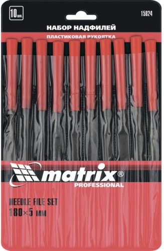 Набор напильников Matrix 15824 (10 предметов) - 1/1