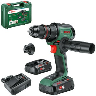 Дрель-шуруповерт Bosch AdvancedDrill 18V-80 QuickSnap 06039E2002 (с 2-мя АКБ 2.5 Ач, кейс) - 1/1