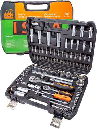 Универсальный набор инструментов ISMA 4941-5 (94 предмета) - 1/1