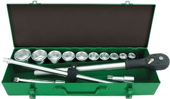 Набор трещотка с головками Toptul GCAD1405 14 предметов - 1/1