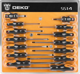 Набор отверток Deko SS14 (14 предметов) - 1/1