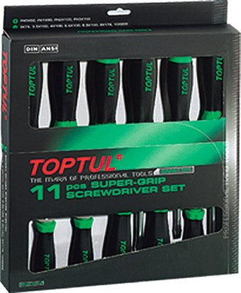 Набор отверток Toptul GAAE1101 11 предметов - 1/1